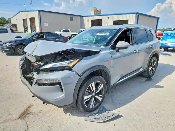 5N1AT3CA5MC760104 — 2021 Nissan Rogue, Передняя часть (Front End), фото до ремонта