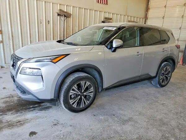 5N1AT3BA1MC740241 — 2021 Nissan Rogue, Град (Hail), фото до ремонта