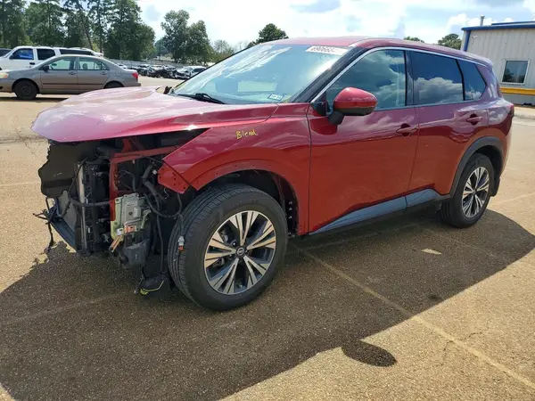 5N1AT3BA2MC825220 — 2021 Nissan Rogue, Передняя часть (Front End), фото до ремонта