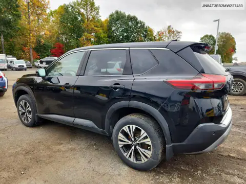 JN8AT3BB2MW227483 — 2021 Nissan Rogue, фото 2 с аукциона Copart 15.10.2026, Мелкие вмятины и царапины