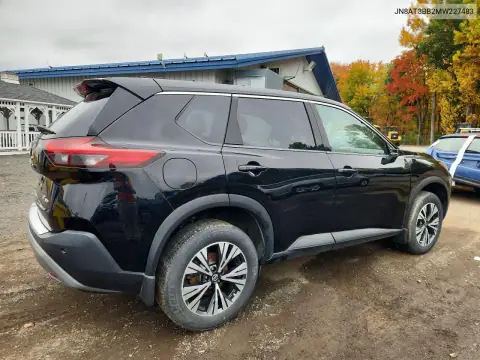 JN8AT3BB2MW227483 — 2021 Nissan Rogue, фото 3 с аукциона Copart 15.10.2026, Мелкие вмятины и царапины