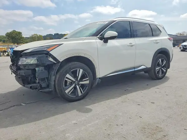 5N1AT3CA2MC670439 — 2021 Nissan Rogue, Передняя часть (Front End), фото до ремонта