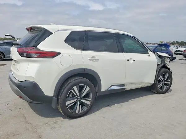 5N1AT3CA2MC670439 — 2021 Nissan Rogue, фото 3 с аукциона Copart, Передняя часть