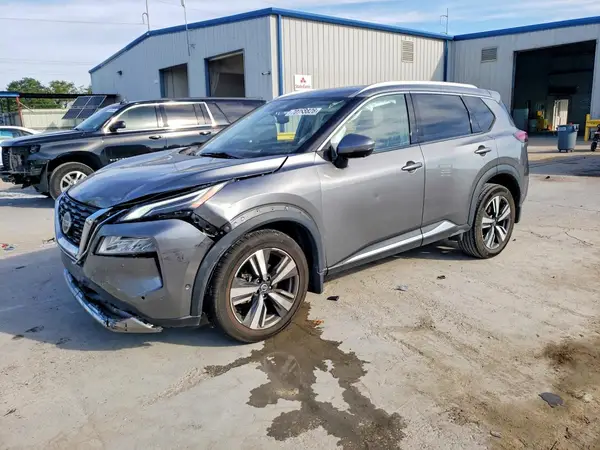 JN8AT3DC6MW107580 — 2021 Nissan Rogue, Передняя часть (Front End), фото до ремонта