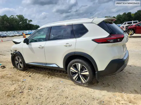 2021 Nissan Rogue Sl VIN JN8AT3CA1MW026423 фото 2