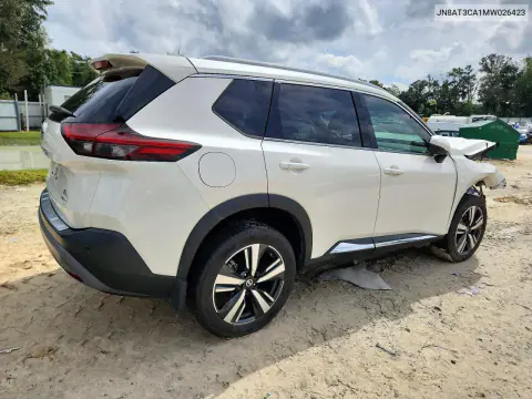2021 Nissan Rogue Sl VIN JN8AT3CA1MW026423 фото 3