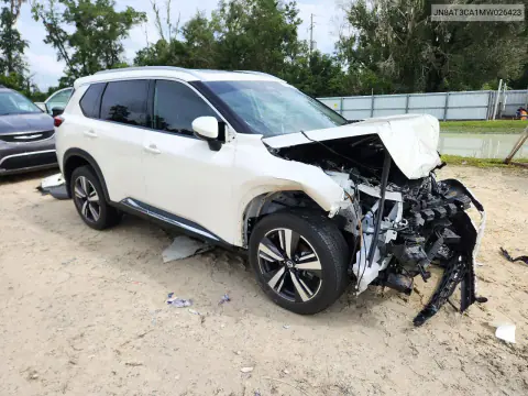 2021 Nissan Rogue Sl VIN JN8AT3CA1MW026423 фото 4