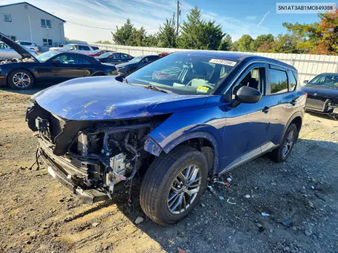 2021 Nissan Rogue S VIN 5N1AT3AB1MC849308 фото 1