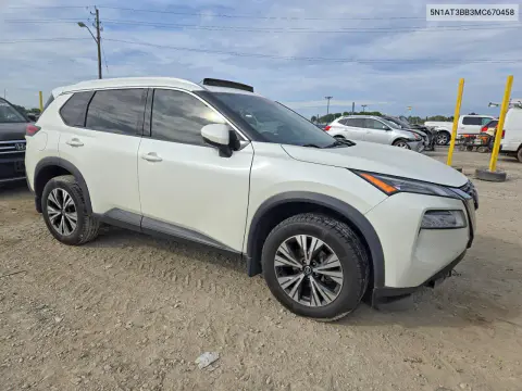 2021 Nissan Rogue Sv VIN 5N1AT3BB3MC670458 фото 4
