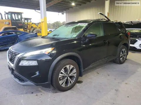 5N1AT3BB6MC849819 — 2021 Nissan Rogue, Верхняя часть / Крыша, фото до ремонта
