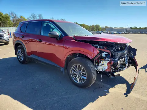 2021 Nissan Rogue S VIN 5N1AT3AB4MC740437 фото 4