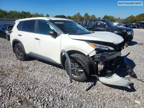 2021 Nissan Rogue S VIN 5N1AT3AAXMC769707 фото 4