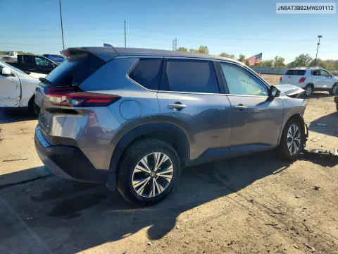 2021 Nissan Rogue Sv VIN JN8AT3BB2MW201112 фото 3