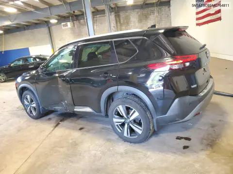 2021 Nissan Rogue Sl VIN 5N1AT3CB5MC764811 фото 2