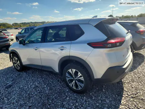 2021 Nissan Rogue Sv VIN 5N1AT3BB0MC781517 фото 2
