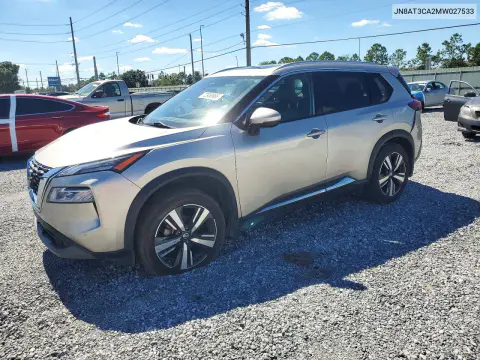 2021 Nissan Rogue Sl VIN JN8AT3CA2MW027533 фото 1