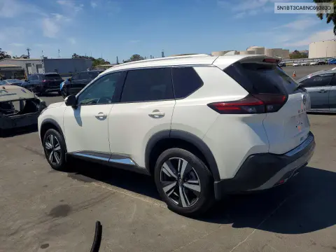 2022 Nissan Rogue Sl VIN 5N1BT3CA8NC693830 фото 2