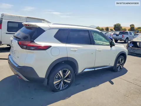 2022 Nissan Rogue Sl VIN 5N1BT3CA8NC693830 фото 3