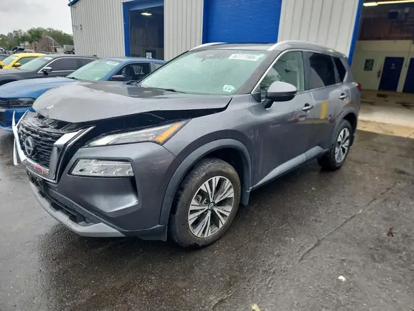 5N1BT3BB0NC670214 — 2022 Nissan Rogue, Передняя часть (Front End), фото до ремонта