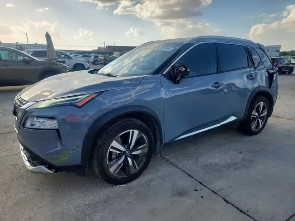 JN8BT3DC1NW119156 — 2022 Nissan Rogue, Задняя часть (Rear End), фото до ремонта