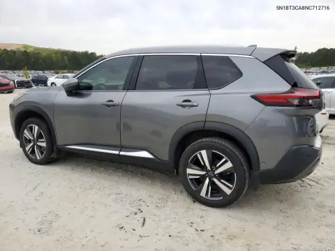 2022 Nissan Rogue Sl VIN 5N1BT3CA8NC712716 фото 2