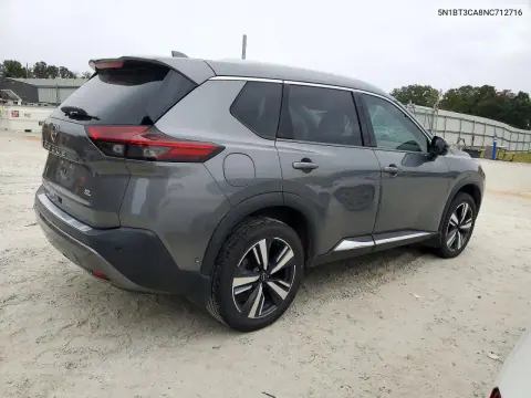 2022 Nissan Rogue Sl VIN 5N1BT3CA8NC712716 фото 3