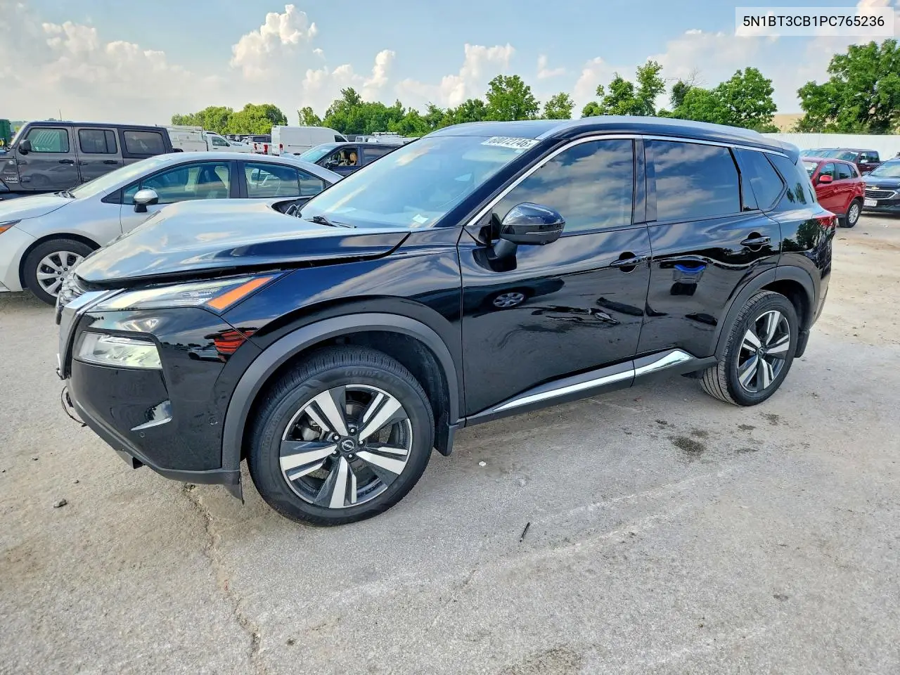 5N1BT3CB1PC765236 Nissan Rogue 2023 — повреждение Передняя часть, фото до ремонта