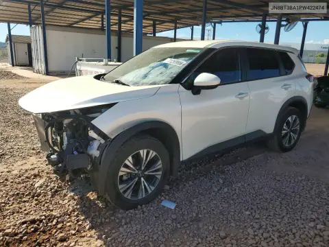 JN8BT3BA1PW422474 — 2023 Nissan Rogue, Передняя часть, фото до ремонта