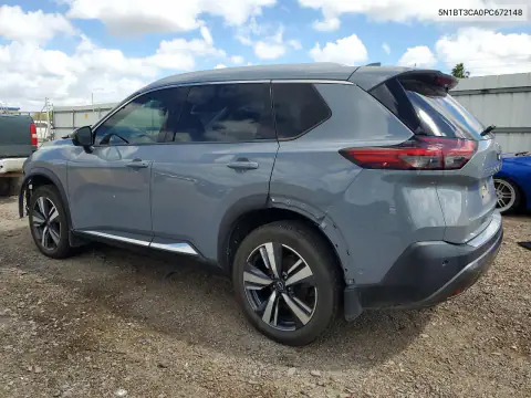 5N1BT3CA0PC672148 — 2023 Nissan Rogue, фото 2 с аукциона Copart, Передняя часть