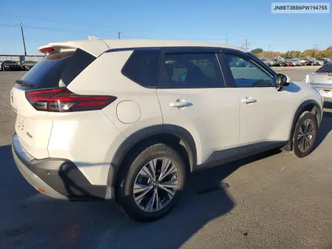 2023 Nissan Rogue Sv VIN JN8BT3BB6PW194755 фото 3