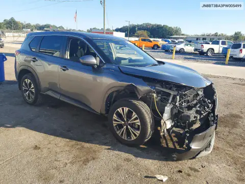 JN8BT3BA3PW005499 — 2023 Nissan Rogue, фото 4 с аукциона Copart, Передняя часть
