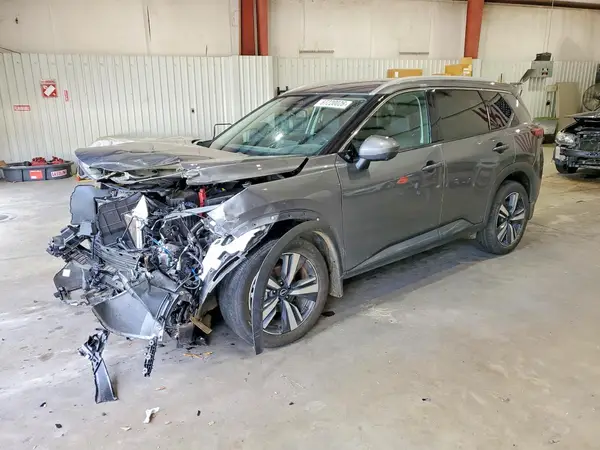 5N1BT3CA5RC717300 — 2024 Nissan Rogue, Передняя часть (Front End), фото до ремонта