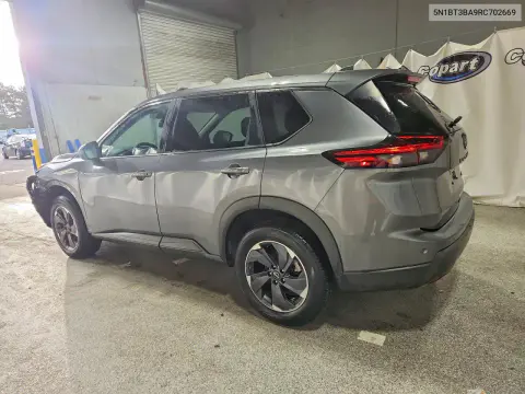 2024 Nissan Rogue Sv VIN 5N1BT3BA9RC702669 фото 2