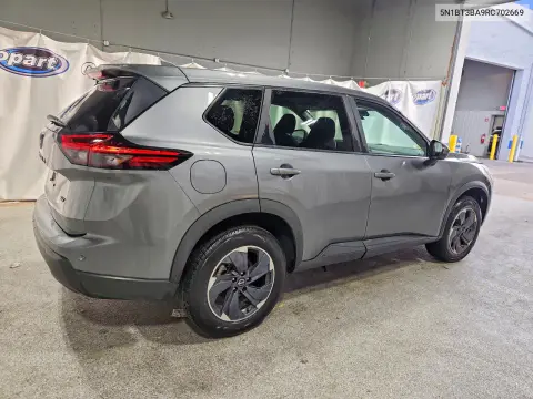 2024 Nissan Rogue Sv VIN 5N1BT3BA9RC702669 фото 3