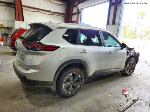 2024 Nissan Rogue Sv VIN 5N1BT3BB3RC706726 фото 3