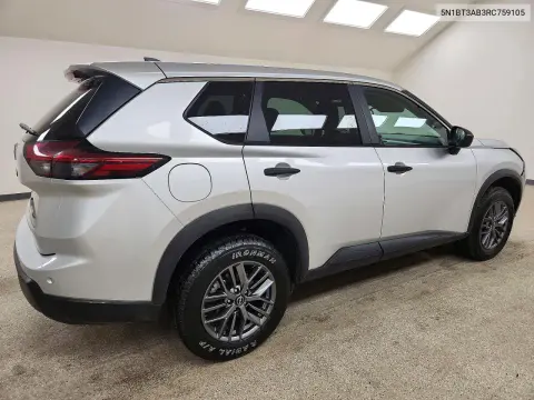 2024 Nissan Rogue S VIN 5N1BT3AB3RC759105 фото 3