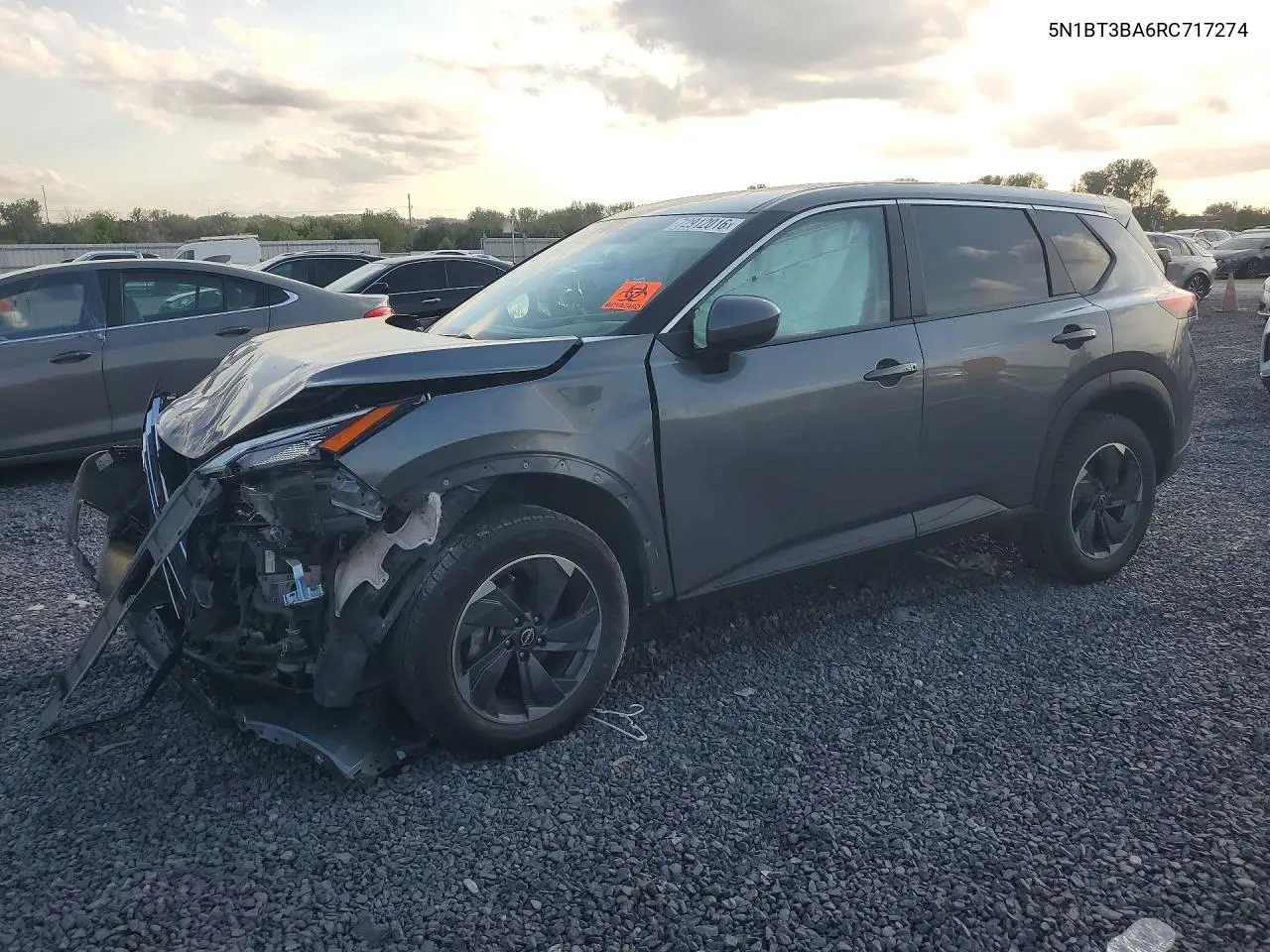 2024 Nissan Rogue Sv VIN 5N1BT3BA6RC717274 фото 1