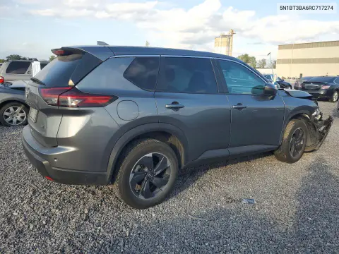 2024 Nissan Rogue Sv VIN 5N1BT3BA6RC717274 фото 3
