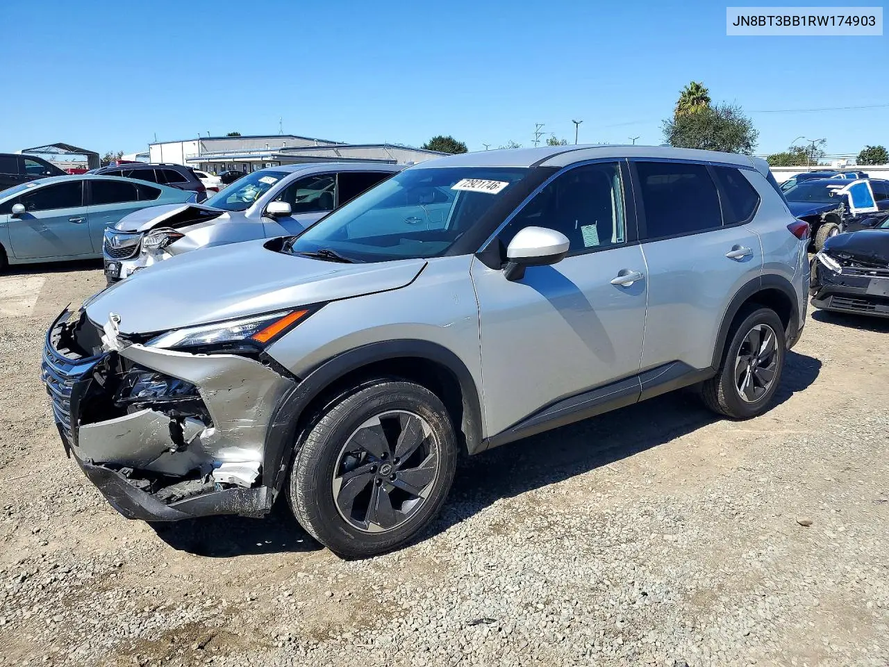JN8BT3BB1RW174903 Nissan Rogue 2024 — повреждение Передняя часть, фото до ремонта
