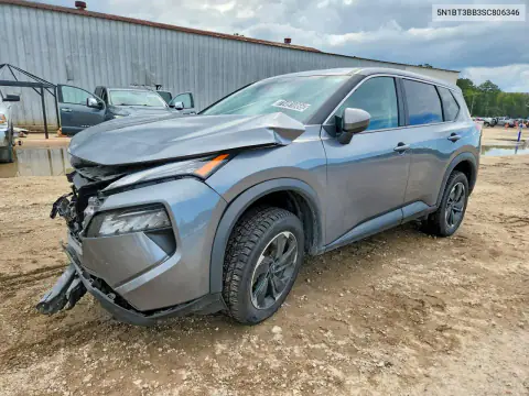 5N1BT3BB3SC806346 — 2025 Nissan Rogue, Передняя часть, фото до ремонта