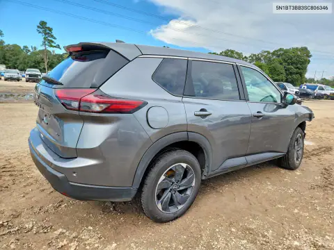 5N1BT3BB3SC806346 — 2025 Nissan Rogue, фото 3 с аукциона Copart, Передняя часть
