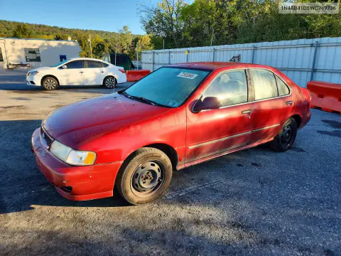 1N4AB41D5WC749736 — 1998 Nissan Sentra, Механические повреждения, фото до ремонта
