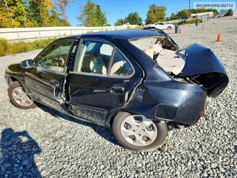 2005 Nissan Sentra 1.8 VIN 3N1CB51D95L552714 фото 2