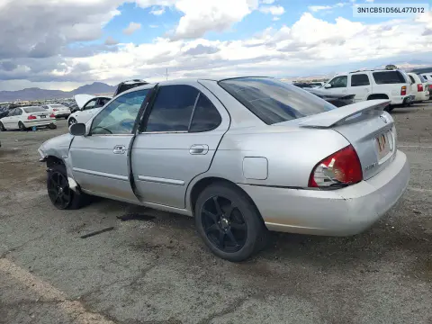 2006 Nissan Sentra VIN 3N1CB51D56L477012 фото 2