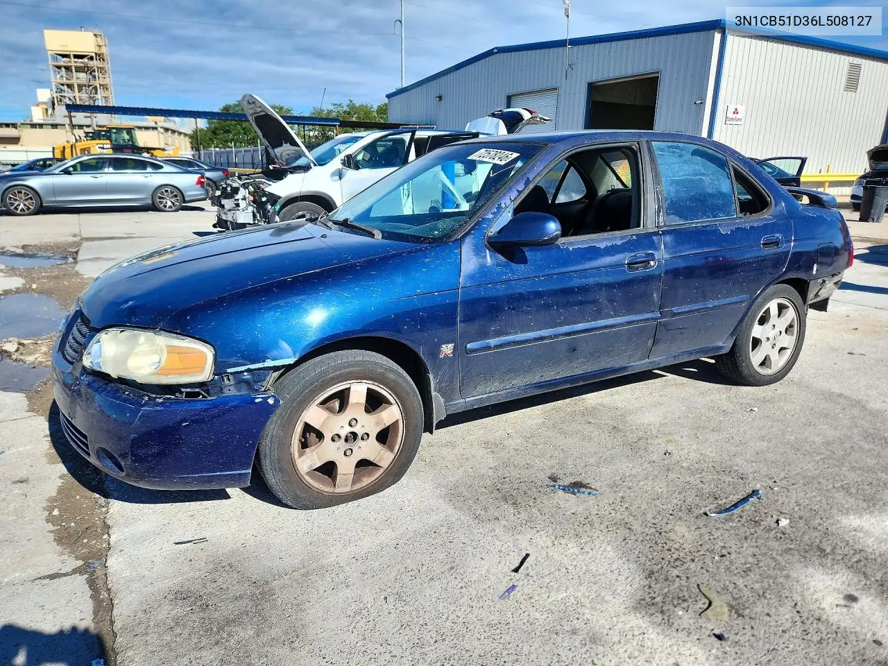 2006 Nissan Sentra 1.8 VIN 3N1CB51D36L508127 фото 1