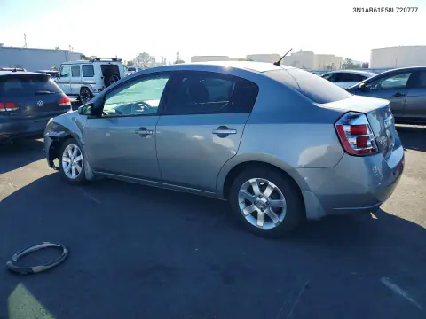 2008 Nissan Sentra 2.0 VIN 3N1AB61E58L720777 фото 2