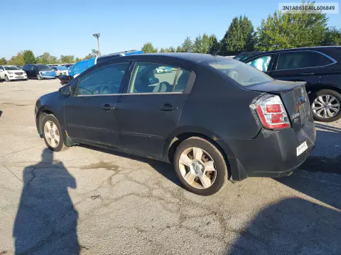 2008 Nissan Sentra 2.0 VIN 3N1AB61E48L606849 фото 2