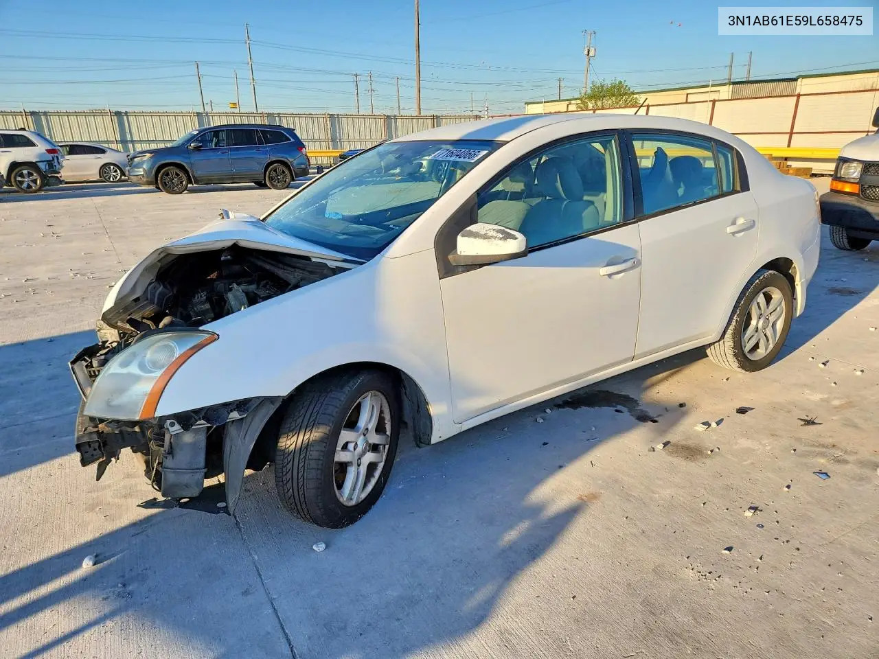 2009 Nissan Sentra 2.0 VIN 3N1AB61E59L658475 фото 1