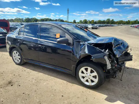 2010 Nissan Sentra 2.0 VIN 3N1AB6AP3AL626081 фото 4