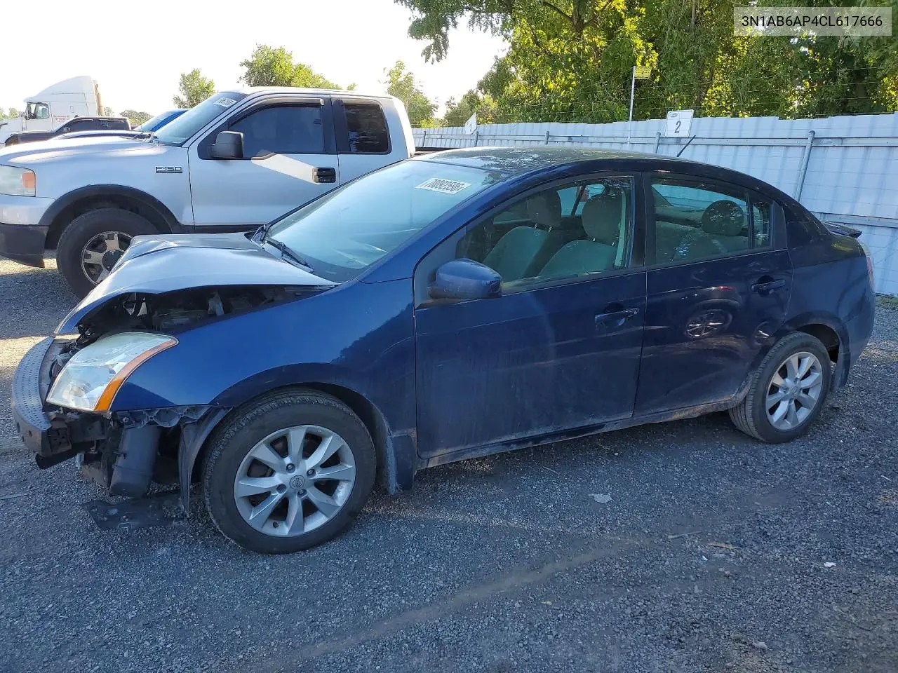 3N1AB6AP4CL617666 Nissan Sentra 2012 — повреждение Передняя часть, фото до ремонта